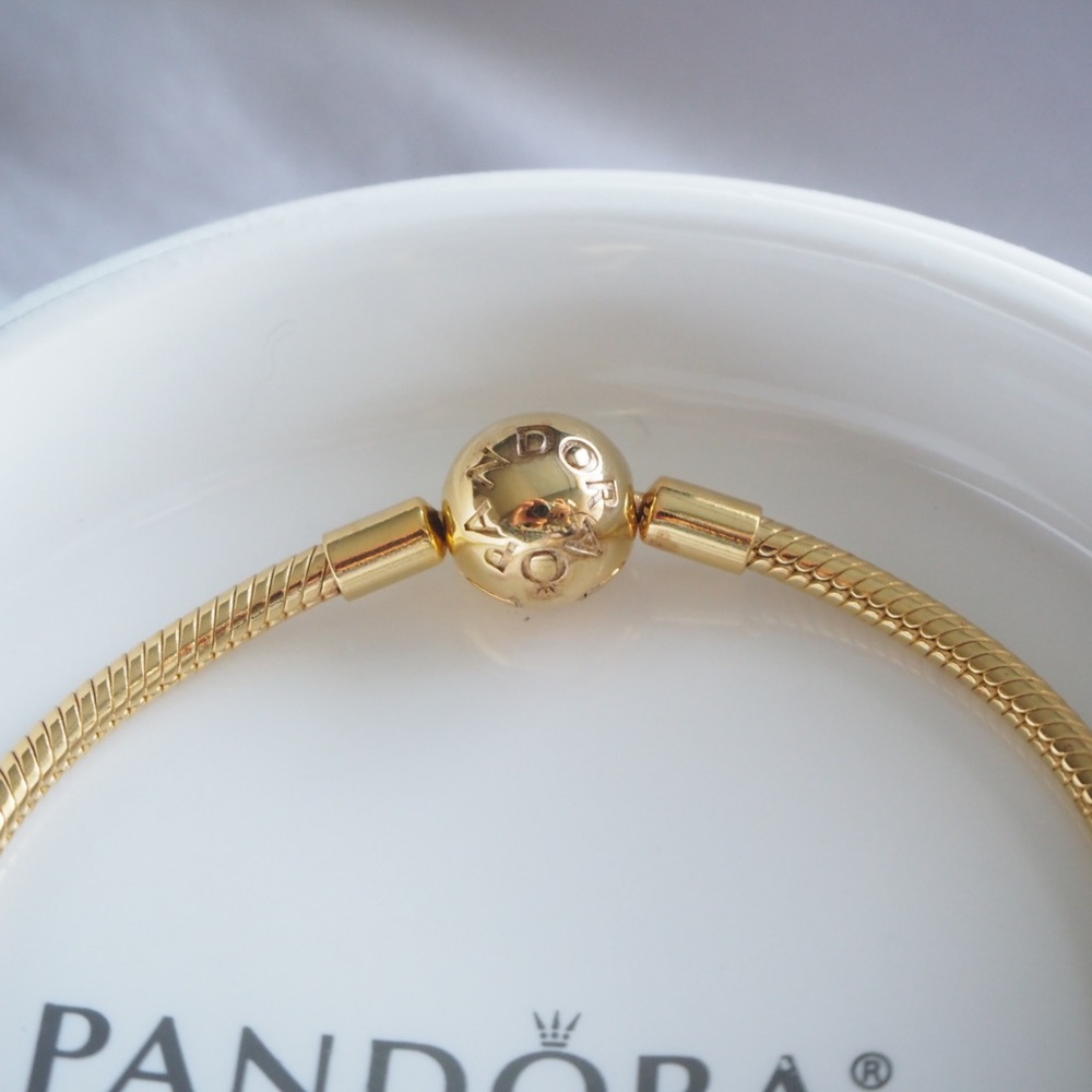 Pandora Moments Shine  Snake Chain Bracelet 568748C00